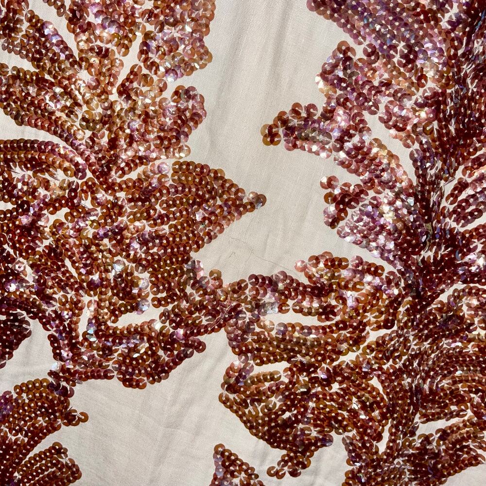 J. Crew Linen Blend Sequin Shift Dress - Picture 8 of 8